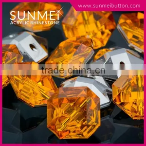 Transparent Acrylic Fashion Sewing Buttons With Tunnel Holes thumbnail-1