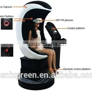 9d vr Chairs vr Simulator Amazing Amusement Park Equipment 360 Degrees Viewing Angle Camera/9d Cinema/3 Seats 9d vr Cinema thumbnail-1