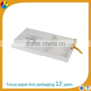 White Drawer Paper Ribbon t Shirt Subscription Box thumbnail-1