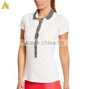 Factory Cotton Custom Women Polo Shirt Design thumbnail-1