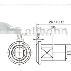 12mm Key Selector Switch,key Switch 12v,metal Touch Key Switch thumbnail-3