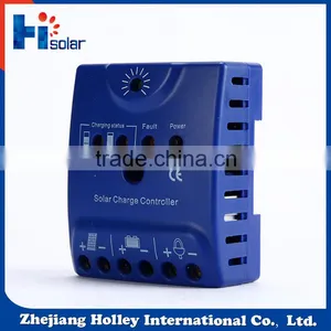 Blue, Silver, Black Optional 15A ce Solar Charge Controller 12/24V Temp Compensation thumbnail-3