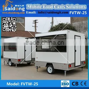 New Style New Shape Food Truck Fast Food Van/hamburgers Carts Food Cart for Sale thumbnail-5