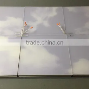 100-240VAC 600X600MM 48W SMD3528 Ceiling Suspended Frameless Sky LED Panel Light thumbnail-6