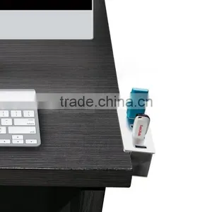 CZH 4 Ports Aluminum USB 3.0 Hub for LCD Display, Shelves or Desks That is 1" Thick or Less [sliver] thumbnail-5