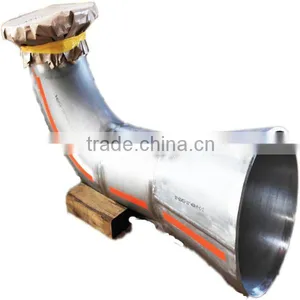 Flanged Welded Titanium Pipe Bend With Reducer thumbnail-1