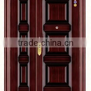 Iron Steel Security Metal Door Interior Steel Security Doors Cheap Security Door thumbnail-1