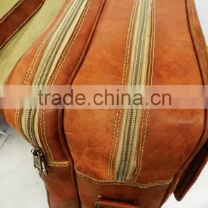 Real Leather Weekend Bag/luggage Bag for Men thumbnail-4