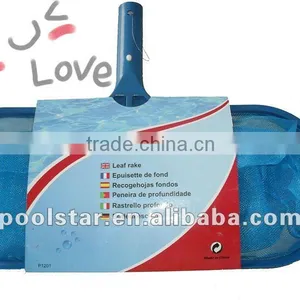 Heavy Duty Swimming Pool Deep Basket Skimmer P1201 w/ Ocean Blue Plastic Frame thumbnail-1