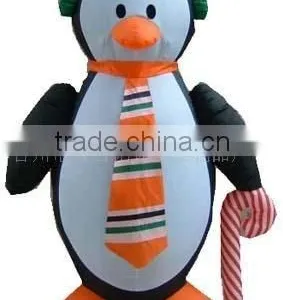 Inflatable Christmas Decoration Penguin With Tie thumbnail-1