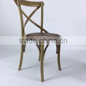 Wooden Cross Back Rental Chair thumbnail-3