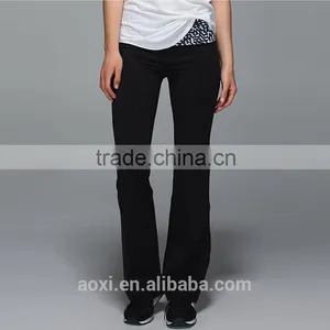 OEM Service Custom Design Print Waist Loose Fit Adult Long Yoga Pants for Women thumbnail-3