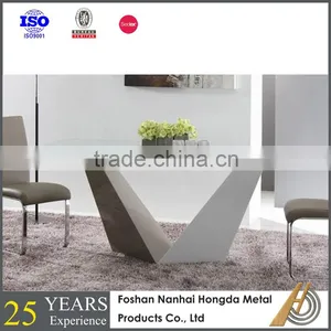 6 Seater Tempered Glass Dining Table thumbnail-1