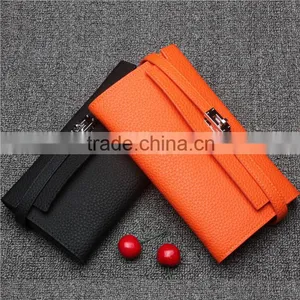 Cheap Genuine Cow Leather Wallet Women's Long Wallet thumbnail-5