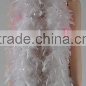WHITE FEATHER BOA/OSTRICH FEATHER BOA thumbnail-1