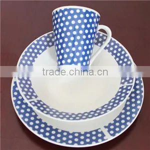 12pcs Ceramic Porcelain Fine China Crockery Tableware Dinnerware Sets thumbnail-1