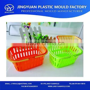 Plastic Basket With Handle Injection Moulds Manufacturing thumbnail-1