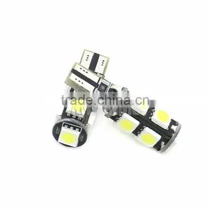 T10 9 Led 5050 Smd Canbus Error Free AUTO Clearance Lights W5W 194 CAR Door LIGHT Reading Lamps Dome Bulbs Wedge Interior Side thumbnail-3