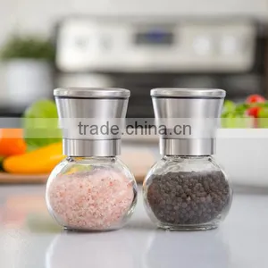 2 Pieces Brushed Stainless Steel And Pepper Grinder Set ,Salt Grinder ,Salt Pepper Grinder thumbnail-3