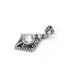 Europe Hot Selling Never Fade Stainless Steel Cross Charm Diamond Pendant Antique Jewelry thumbnail-3