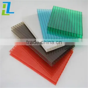 4mm / 6mm / 8mm / 10mm Green House Twin Wall Hollow Polycarbonate Sheet thumbnail-1