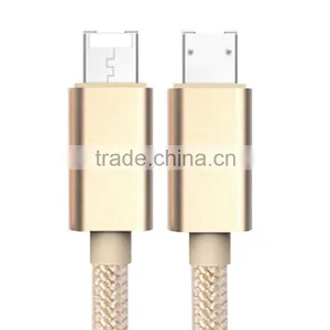 Newest High Quality 2 in 1 Micro Usb Charging Mobile Data Cable thumbnail-3