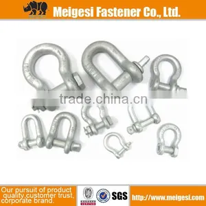 European Straight Dee Shackle Forged Rigging Fastener thumbnail-1