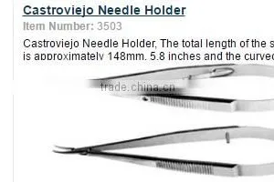 Castroviejo Needle Holder thumbnail-1