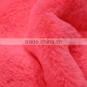 100% Polyester Knitting Long Pile pv Plush Fabric for Felt/lining/Upholstery thumbnail-2