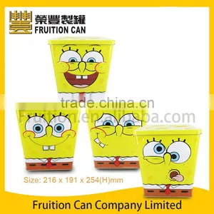 Sponge Bob Tapered Square Tin thumbnail-1