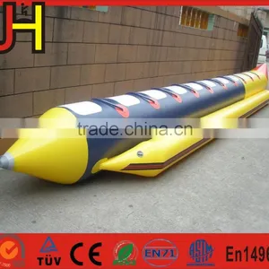 Commercial Durable 10 Seaters Inflatable Flying Banana Boat For Sale thumbnail-3