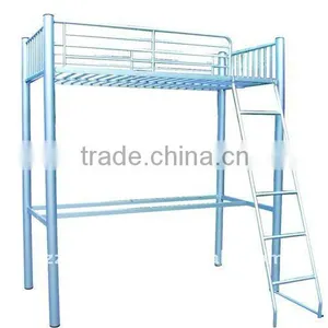 Metal Bunk Single Bed for Kids or Dormitory thumbnail-1