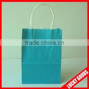 Stand up Kraft Folding Paper Shopping Bag for Garment or Gift thumbnail-3