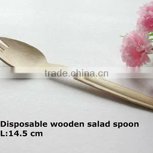 Disposable Wooden Spoon & Fork thumbnail-1