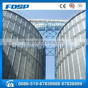 Large Scale Galvanized Steel Grain Bolted Silo Rice Husk for Overseas thumbnail-2