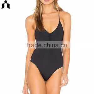 2016 OEM Ladies Bathing Suits One -piece Swim Suit thumbnail-1