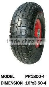 Pneumatic Rubber Caster Wheels With Rims thumbnail-1