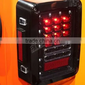 07-16 Jeep Wrangler JK Led Tail Light 4x4 Off-road Running Turn Brake Reverse Rear Lamp thumbnail-6