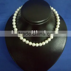 Pearl Necklace.freshwater Pearl Necklace,real Round Pearl Necklace thumbnail-1