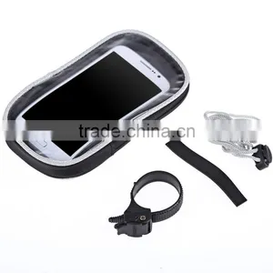 YANHO Cycling Bicycle Bag Bike Frame Front Tube Panniers Mount for 5.5 Inches Touch Screen Cell PhoneBag thumbnail-6