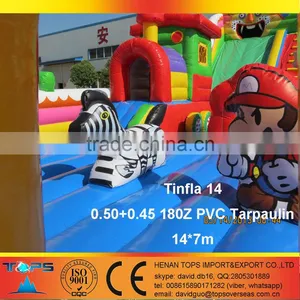 Inflatable Slide Tinfla 14 in PVC Tarpaulin Mario thumbnail-4