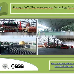 DAYI Waste Diesel Recycling Distillation Plant Machinery Equipment With Continuous Feeding and Slagging thumbnail-3