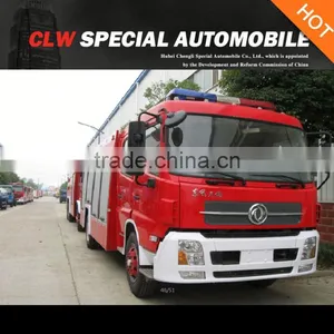 Dongfeng Tianjin 6 Cbm Water Tanker Fire Fighting Truck With Fire Fighting Guns thumbnail-1