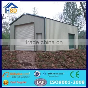 High Quality Flat Pack Prefab Metal Garage With Sandwich Panel China thumbnail-1
