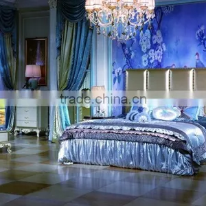 Bisini Luxury Bedroom Furniture, Luxury Solid Wood Bed Room Furniture Set thumbnail-3