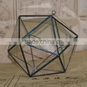 Micro Landscape Glasshouse Clear Glass Globe Hanging Terrarium thumbnail-2