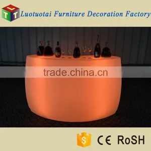 Modern LED Round Bar Counter / LED Bar Counter With 16 Colors thumbnail-3