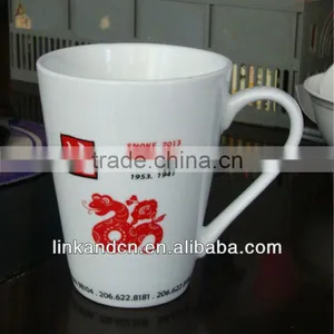 V-shape Ceramic Mug With High Quality thumbnail-1