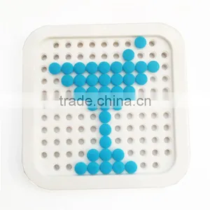 DIY Colorful Puzzle Square Pratical Office/House Table Cup Mats, Tableware Creative Non-slip Mats For Wholesale thumbnail-5