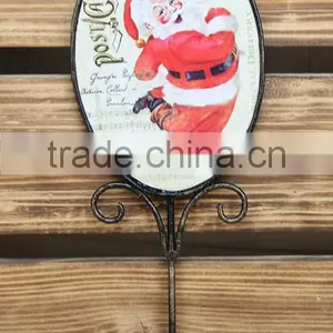 Christmas Wrought Iron Wall Hanging Decoration, Wall Decor for Home thumbnail-1